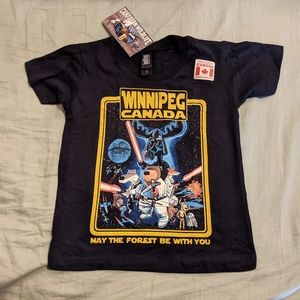 Toddler novelty shirt 2T Winnipeg/Star Wars